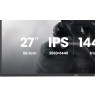 iiyama G-MASTER Get ahead with the 27" GB2741QSU Black Hawk monitor with IPS Panel Technology, 1ms MPRT and height adjustabe