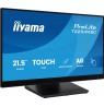 iiyama 21.5” Optical Bonded PCAP 10pt touchscreen monitor featuring IPS panel technology, Anti Glare coating, active stylus