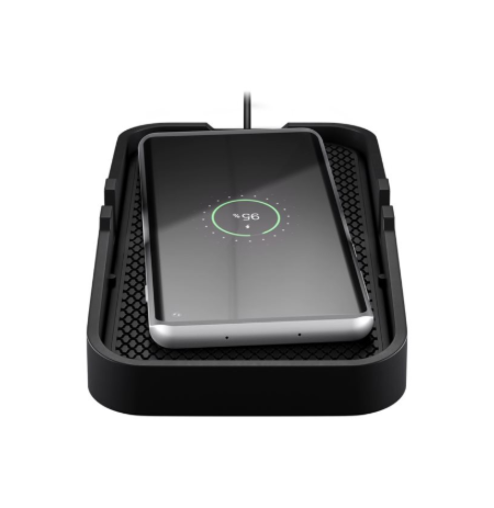 Goobay 60471 Wireless Vehicle Fast Charger 15 W, Black | Goobay