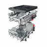 Whirlpool Dishwasher | WSBO 3O34 PF X | Built-in | Width 45 cm | Number of place settings 10 | Number of programs 8 | Energy eff