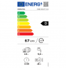 Whirlpool Dishwasher | WSBO 3O34 PF X | Built-in | Width 45 cm | Number of place settings 10 | Number of programs 8 | Energy eff