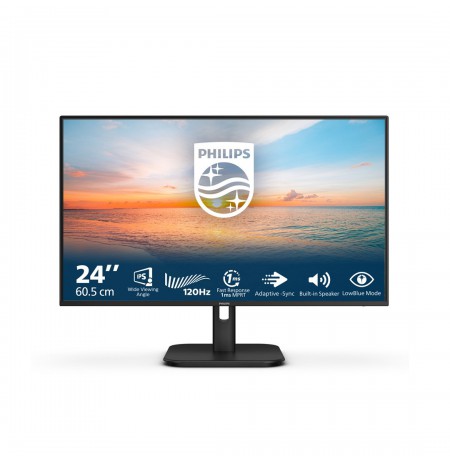 Philips 1000 series 24E1N1200A/00 LED display 60.5 cm (23.8") 1920 x 1080 pixels Full HD LCD Black