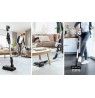 Bosch BSS711W stick vacuum/electric broom Battery Dry Bagless 0.3 L Black, Silver, White