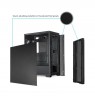 Chieftec AS-02B-OP computer case Midi Tower Black