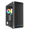 Sharkoon AK4W RGB Strip Midi Tower Black