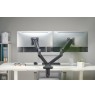 Equip 13"-27" Interactive Dual Monitor Desk Mount Bracket