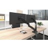 Equip 13"-27" Interactive Dual Monitor Desk Mount Bracket