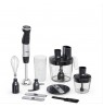 TEFAL | HB67G830 Quickchef+ | Hand Blender | 1000 W | Number of speeds 20 | Turbo mode | Black/Stainless steel