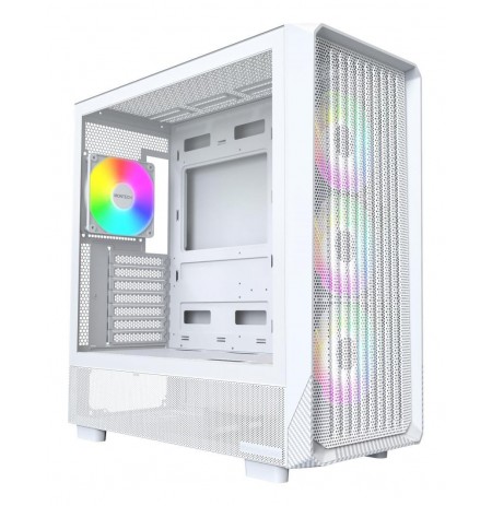 CASE MIDITOWER MATX W/O PSU/X5 (W) MONTECH