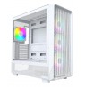 CASE MIDITOWER MATX W/O PSU/X5 (W) MONTECH