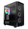 CASE MIDITOWER MATX W/O PSU/X5 (B) MONTECH