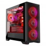 MODECOM Case VOLCANO EXPANSE S APEX ARGB MIDI Black