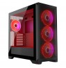 MODECOM Case VOLCANO EXPANSE S APEX ARGB MIDI Black