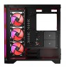 MODECOM Case VOLCANO EXPANSE S APEX ARGB MIDI Black