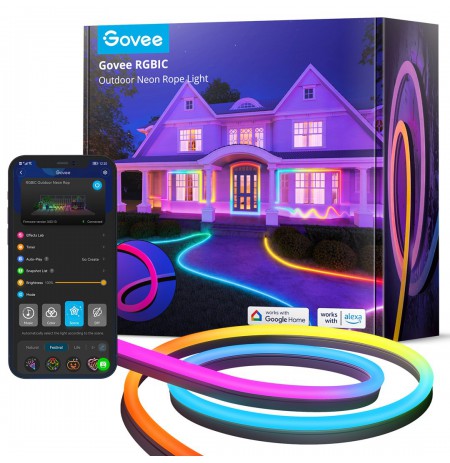 Govee H61A8 Outdoor Neon Strip Lights 10m LED