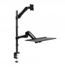 Workstation Logilink for sit-stand 13"-27"