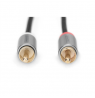 Digitus Audio adapter cable, 3.5 mm stereo jack to RCA | DB-510330-010-S