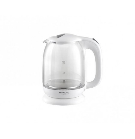 Stiklinis virdulys Michelino 74263 1,7l baltas