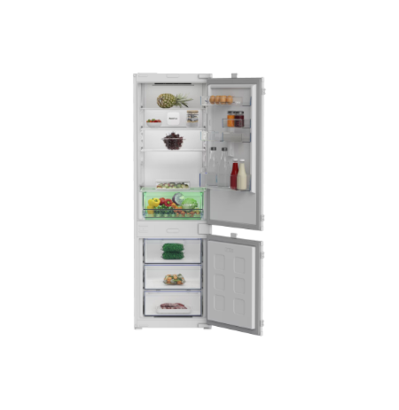 Beko B3BCNA294HS Refrigerator, E, Built-in, Combi, Height 1.775 cm, Fridge 194 L, White | BEKO