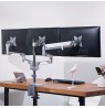 Desk Mount 17''-32'' 21KG 3 Monitors Silver