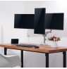Desk Mount 17''-32'' 21KG 3 Monitors Silver