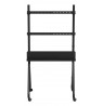 TV SET ACC FLOOR STAND 55-86"/BLACK TVS-86F-02 GEMBIRD