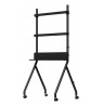 TV SET ACC FLOOR STAND 55-86"/BLACK TVS-86F-02 GEMBIRD