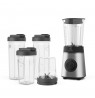 Electrolux E4CB1-6ST 1 L Tabletop blender 350 W Black, Stainless steel, Transparent