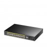 24-GbE PoE switch w/ 2 uplinks CUDY