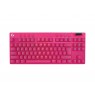 Logitech G PRO X TKL keyboard Gaming RF Wireless + Bluetooth QWERTY US International Pink