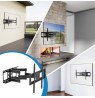Manhattan Outdoor TV Wall Mount Full Motion 37-86" 50kg