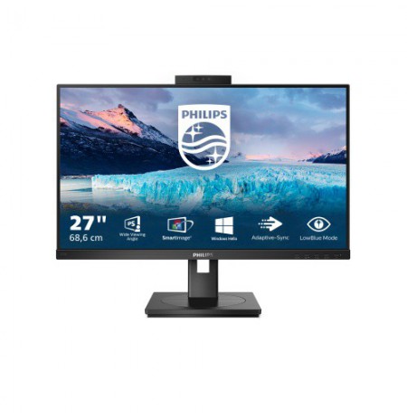 Philips S Line 272S1MH/00 Monitorius 27'' IPS, FHD 1920x1080, 4 ms, 300 cd/m2, 75 Hz, Juoda