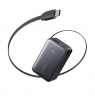 Anker Nano Power Bank 45W with Built-In Retractable USB-C Cable | A1638H11 | 10000 mAh | Black