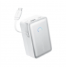 Anker Nano Power Bank 45W with Built-In Retractable USB-C Cable | A1638H21 | 10000 mAh | White