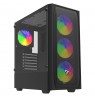 Savio Noctis Flow RGB Cube Black