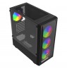 Savio Noctis Flow RGB Cube Black