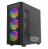 Savio Noctis Flow RGB Cube Black