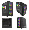 Savio Noctis Flow RGB Cube Black