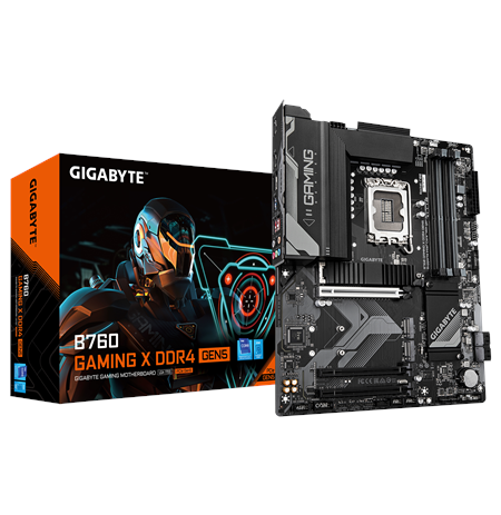 Gigabyte B760 GAMING X DDR4 GEN5 | Processor family Intel | Processor socket LGA1700 | DDR4 | Supported hard disk drive interfac