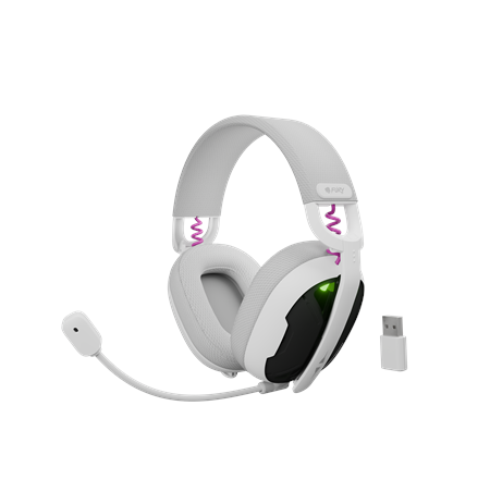 Genesis Gaming Headset | Fury Fukya F6 | Bluetooth | Over-Ear | Microphone | Wireless | White