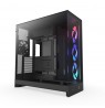 NZXT PC case H9 Flow RGB 2025 black