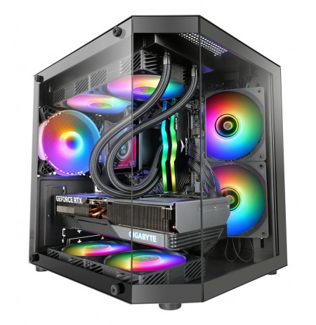 TACENS MARS MC-3TLITE 1X120 FRGB FAN mATX- obudowa