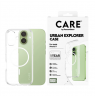 PanzerGlass Flagship Case | Back cover | Apple | iPhone 17 | Recycled plastic | Transparent | Urban Explorer w. White MagSafe