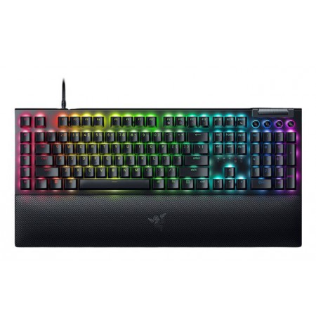 Razer BlackWidow V4 Razer Synapse enabled, 5052 Aluminum Alloy Top Case, 6 dedicated macros keys, 2-side underglow, Up to