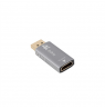 Lanberg Displayport (M) to HDMI (F) Adapter 4K, Silver | AD-DP-HD-01