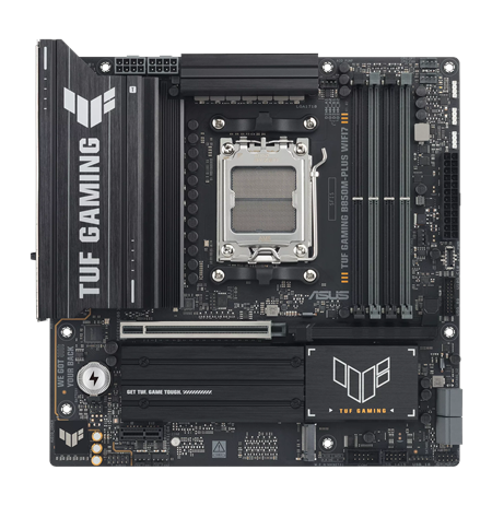 Asus TUF GAMING B850M-PLUS WIFI7 | Processor family AMD | Processor socket AM5 | DDR5 | Supported hard disk drive interfaces SAT