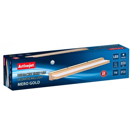 Šviestuvas LED Activejet AJE-MERO GOLD