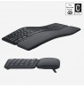 Logitech Ergo K860 keyboard RF Wireless + Bluetooth English Graphite