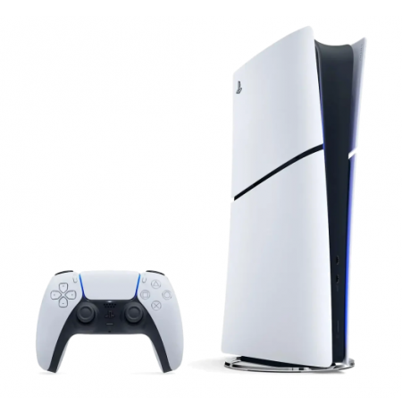 Sony PlayStation 5 Slim Digital Žaidimų konsolė, 825GB SSD, Balta