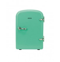 Retro stiliaus 4l talpos mini šaldytuvas Jocca 9026T žalios spalvos